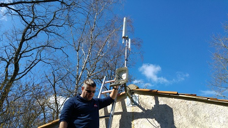 Installation antenne